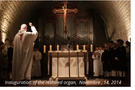 Inauguration of the restored organ,  Novembre , 14, 2014